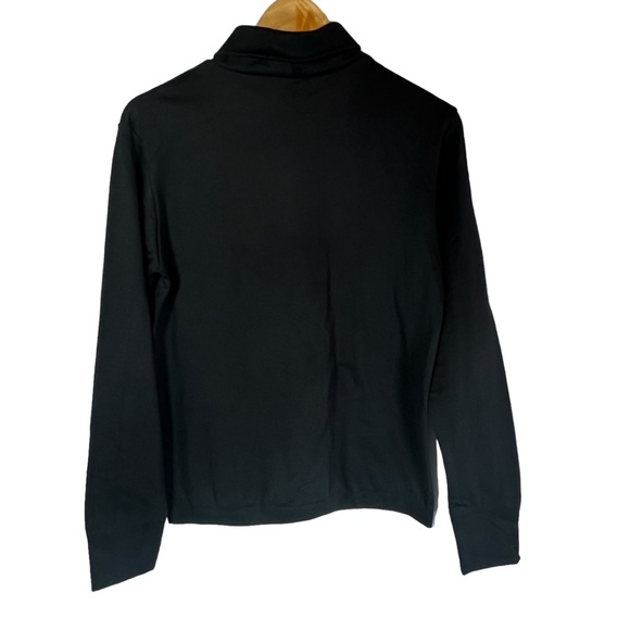 Wander  Hottotties Women’s Sweater Color Black Ruffle Neck Style Size X-Large - Picture 4 of 4